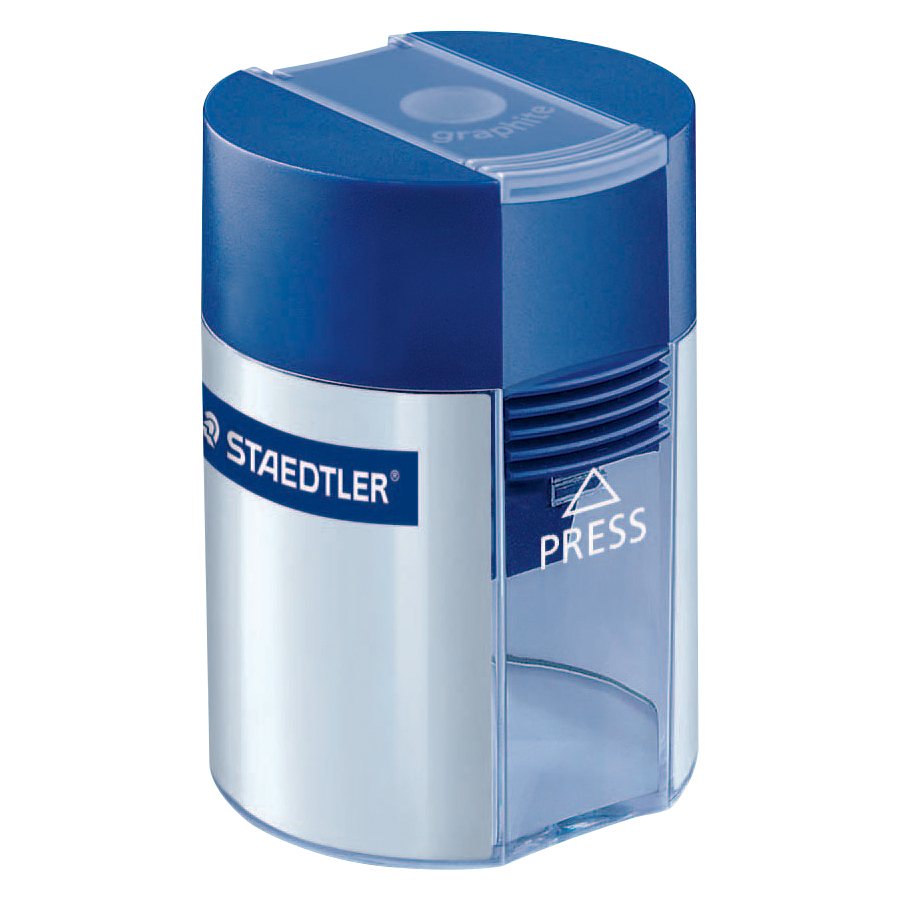 SCOLAIRE PAPETERIE - TAILLE-CRAYON AVEC RÉCEPTACLE 1 TROU"STAEDTLER"