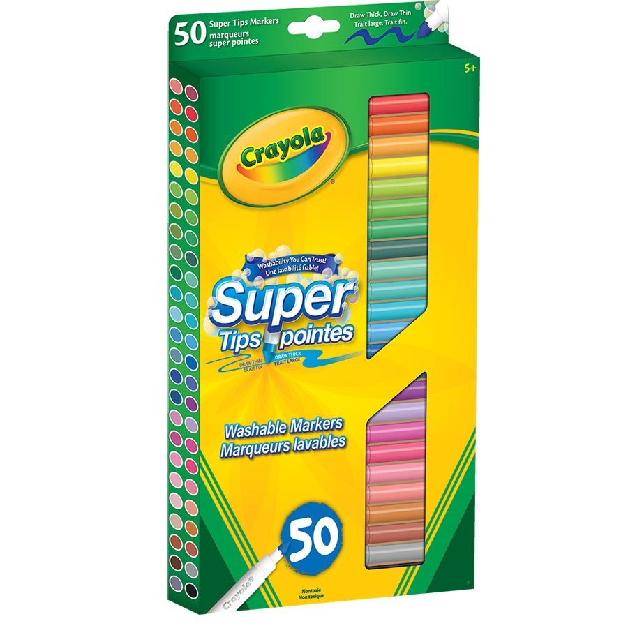 SCOLAIRE PAPETERIE - MARQUEUR LAVABLE TRAIT FIN@50