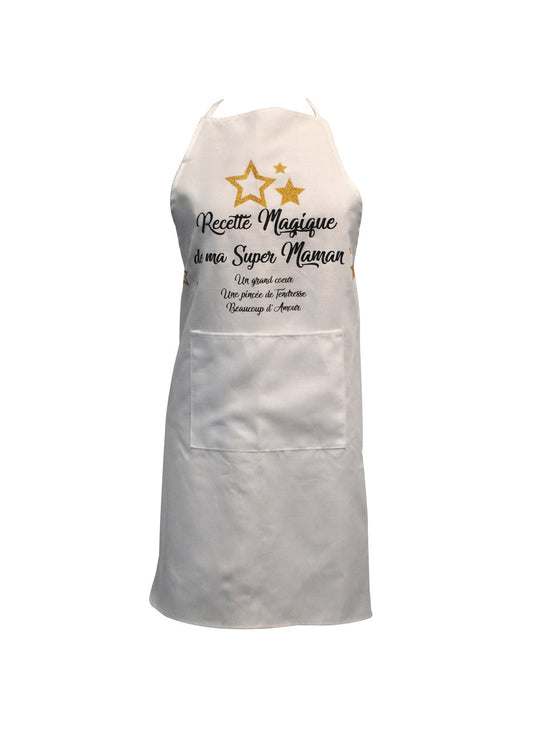 TABLIER BLANC MAMAN