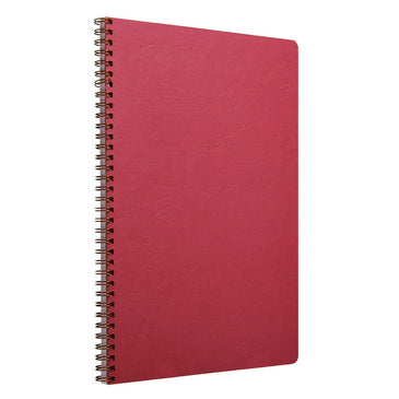 CLAIREFONTAINE - CAHIER SPIRALE "AGE-BAG" 8¼X11¾" ROUGE