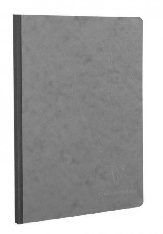 CLAIREFONTAINE - CAHIER BROCHE "AGE-BAG" 8¼ X 11¾" GRIS