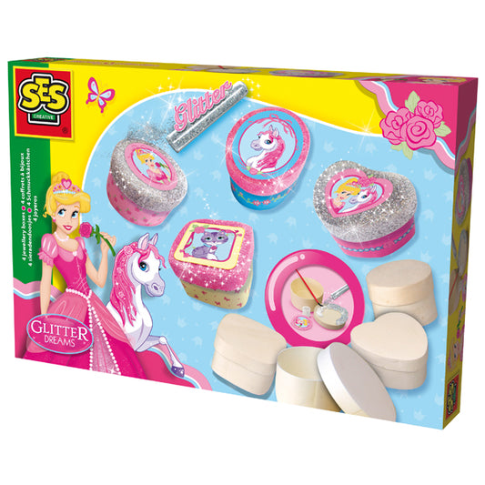 SES - BOITE À BIJOUX PAILLETÉES
