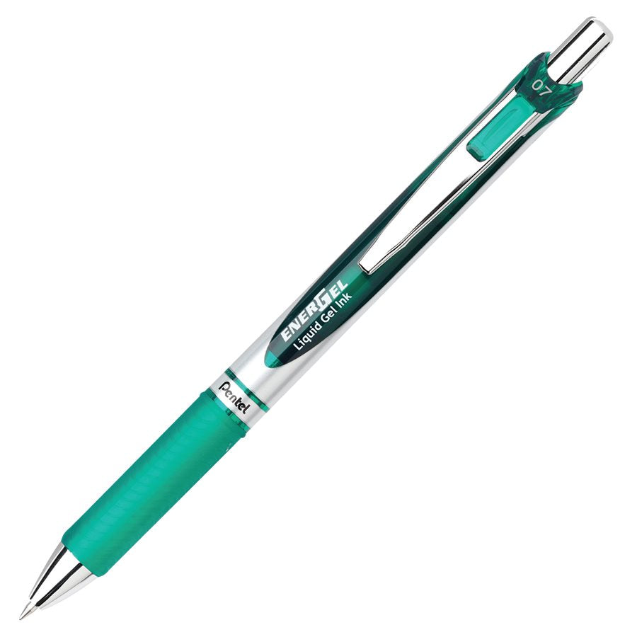 SCOLAIRE PAPETERIE - STYLO BILLE ROULANTE "ENERGEL" 0.7mm  VERT