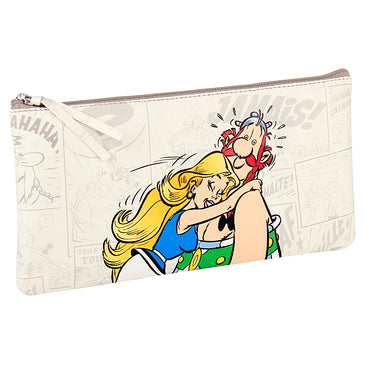 CLAIREFONTAINE - "ASTERIX 2" ÉTUI À CRAYON  4X8"  ASSORTIS