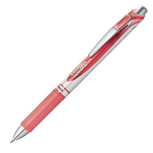 SCOLAIRE PAPETERIE - STYLO BILLE ROULANTE "ENERGEL" 0.7mm  CORAIL
