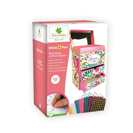 STICK'N FUN - 3D MOSAIQUES COFFRE BIJOUX