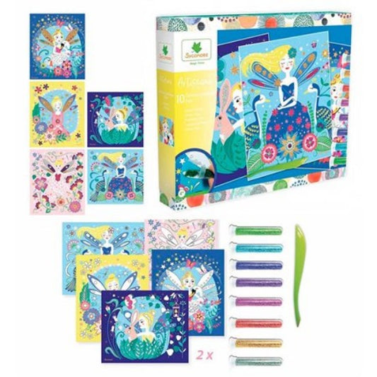 ARTISSIMO - GRAND TABLEAUX PAILLETTES FEES