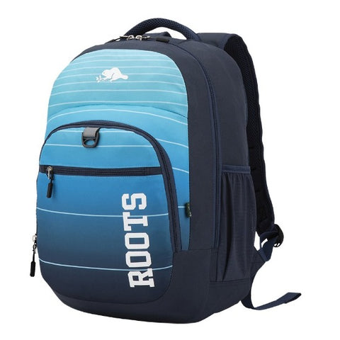 SCOLAIRE SAC & ACCESSOIRE - ROOTS LIGNÉ BLEU - SAC DOS 15,6