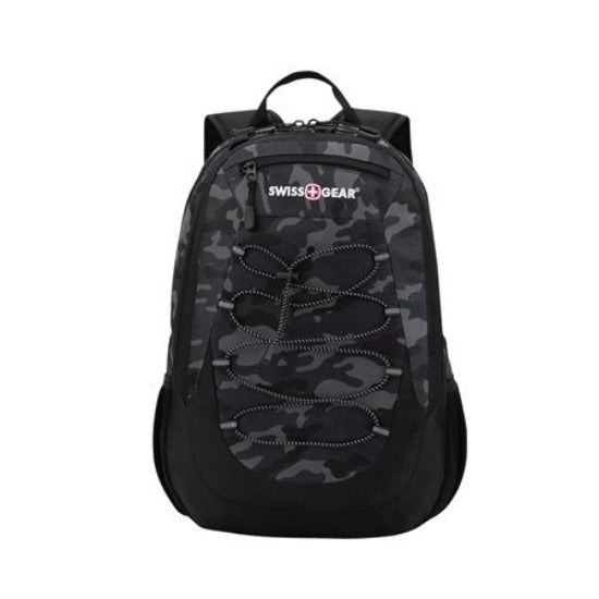 SCOLAIRE SAC & ACCESSOIRE - SWISS GEAR CAMO - SAC A DOS BUNGEE 15.6