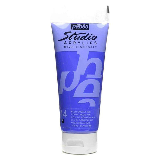 PÉBÉO - ACRYLIQUE STUDIO 100ml BLEU COBALT #14