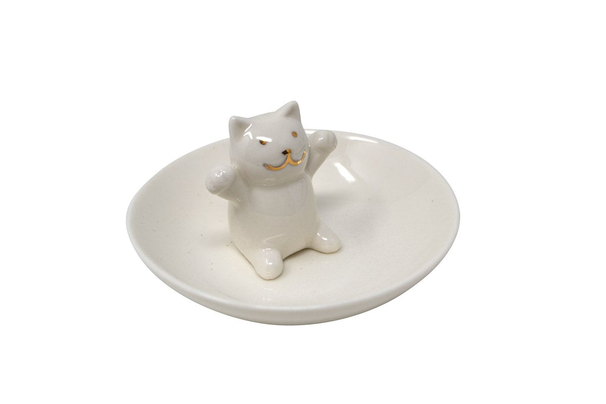 VIDE POCHE CHAT BLANC