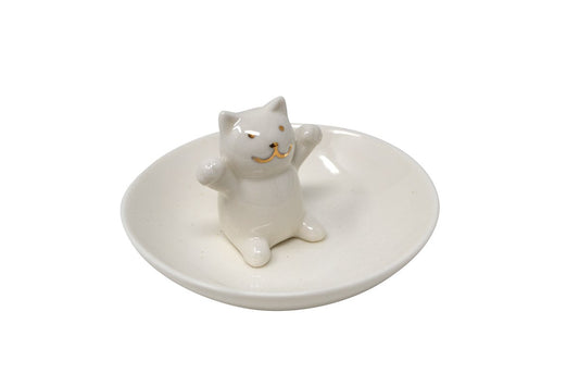 VIDE POCHE CHAT BLANC