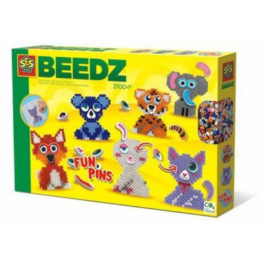 SES - PERLES A REPASSER "FUN PINS" ANIMAUX