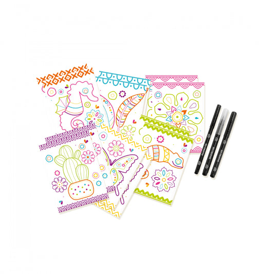 SES - CARTES DOODLE À COLORIER