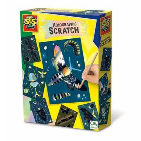 SES - CARTES À GRATTER HOLOGRAPHIQUE INSECTES