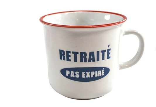 TASSE "RETRAITE" 14oz  BLANC