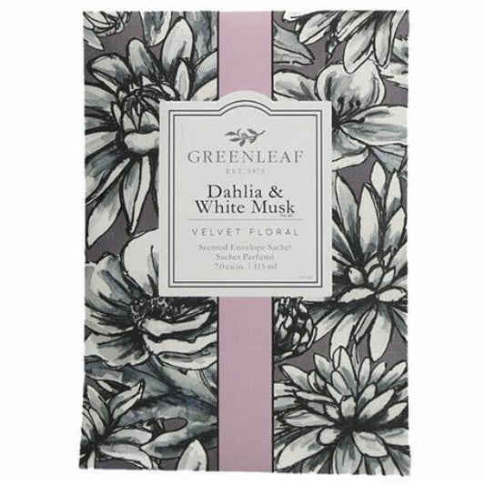 GREENLEAF - SACHET PARFUME DAHLIA ET MUSC BLANC