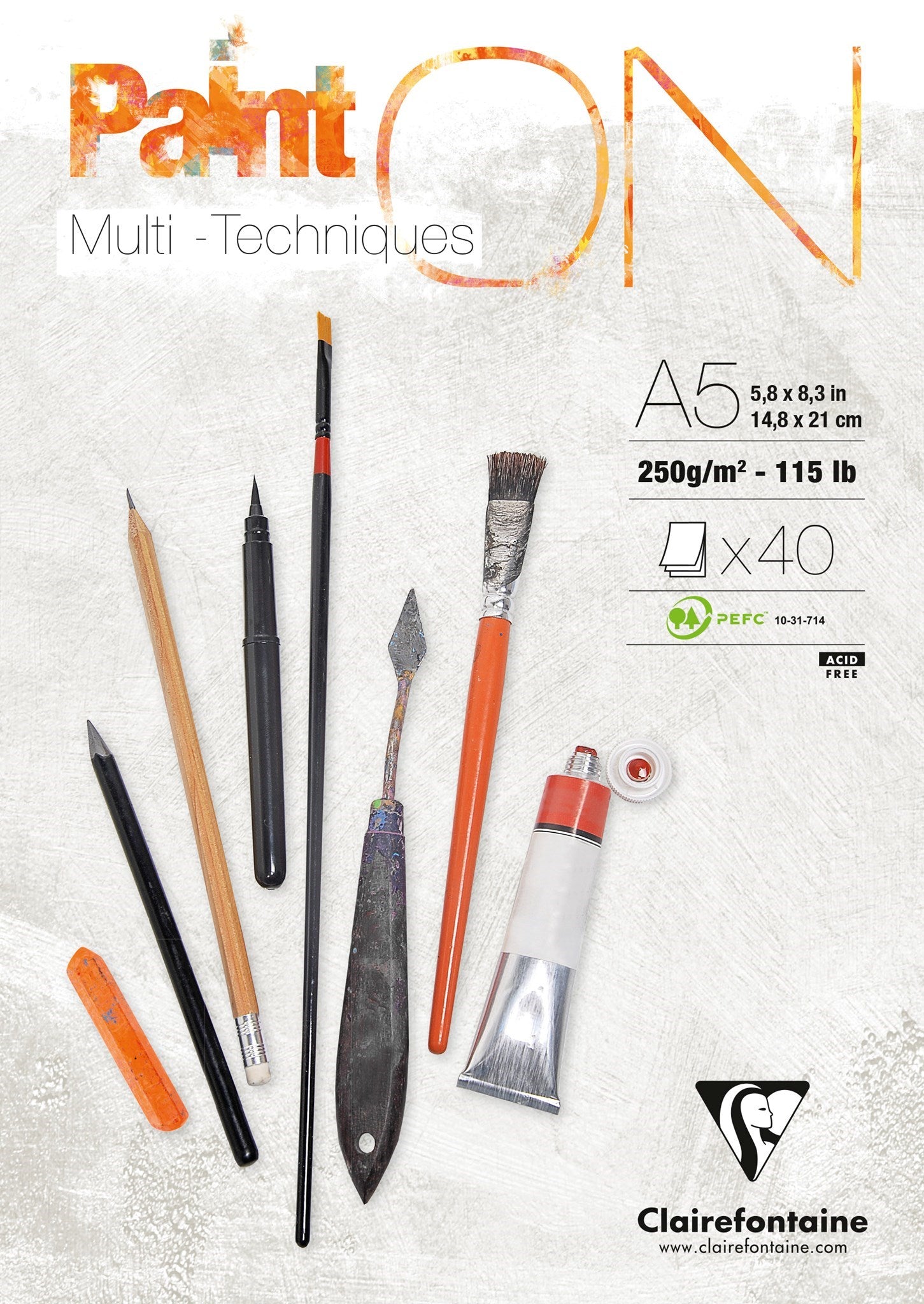 BLOC "PAINT ON" MULTI TECHNIQUE  5¼ X 8¾"