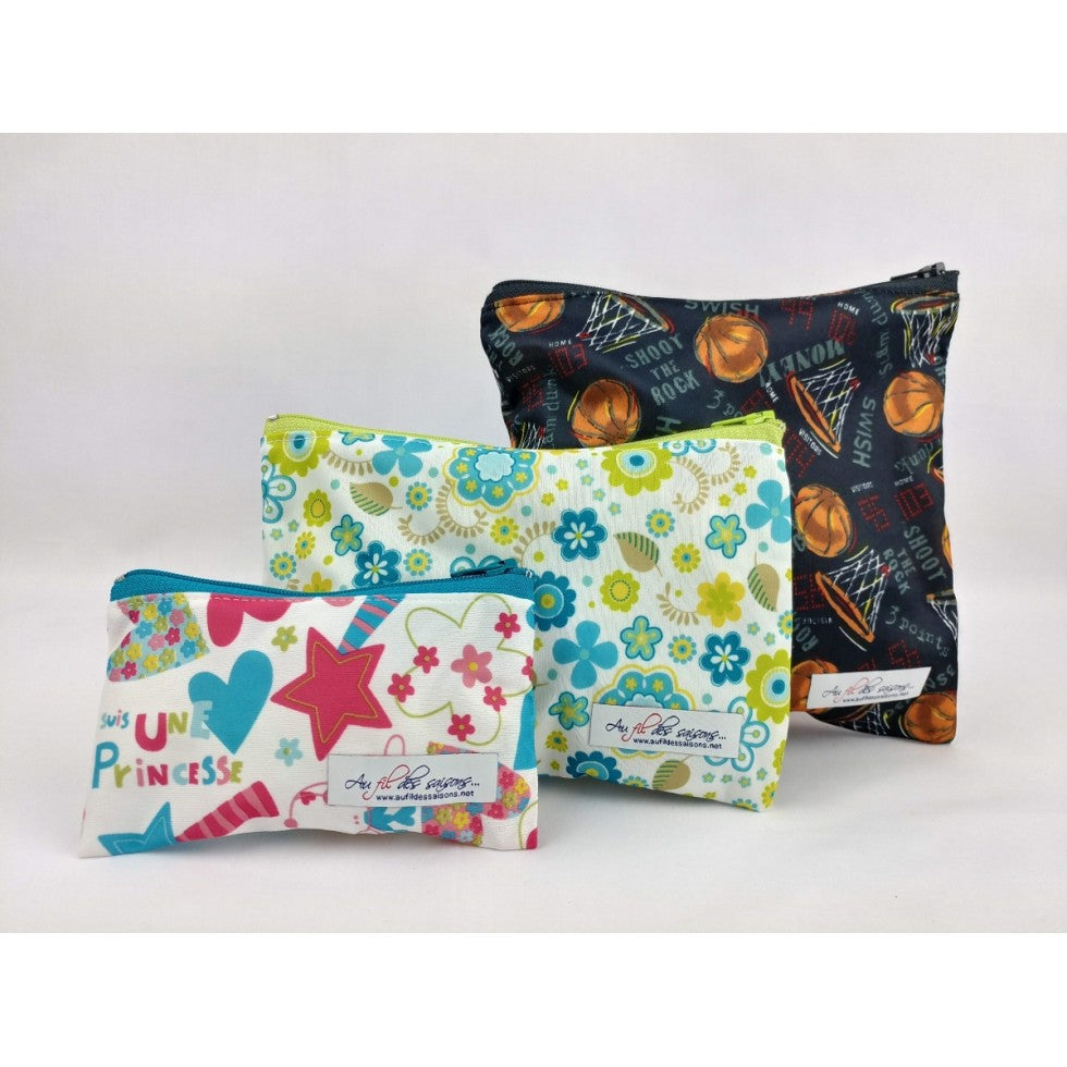 SCOLAIRE SACS & ACCESSOIRES - POCH SANDWICH "ZERO DECHET" 7½ X 7½"