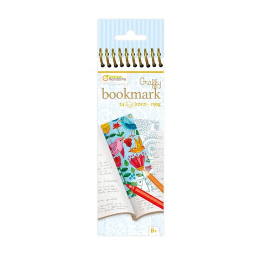 AVENUE MANDARINE - "GRAFFY BOOKMARKS" MANDALA