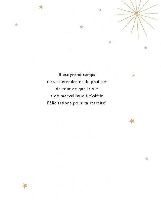 CARTE DE SOUHAIT - ALL 4 ONE - BONNE RETRAITE