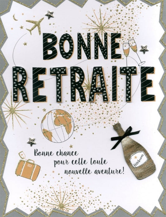 CARTE DE SOUHAIT - ALL 4 ONE - BONNE RETRAITE