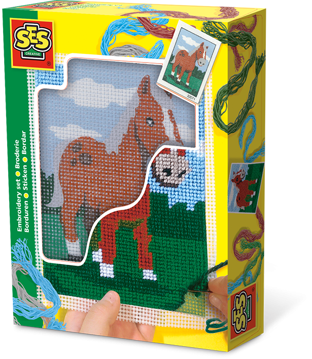 SES - SET DE BRODERIE CHEVAUX