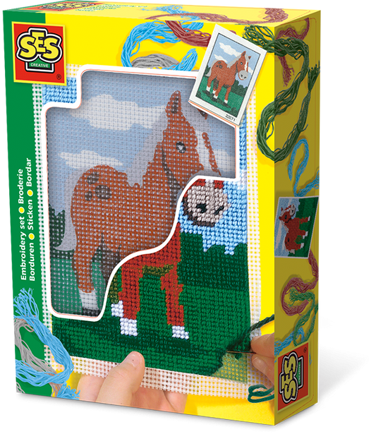 SES - SET DE BRODERIE CHEVAUX