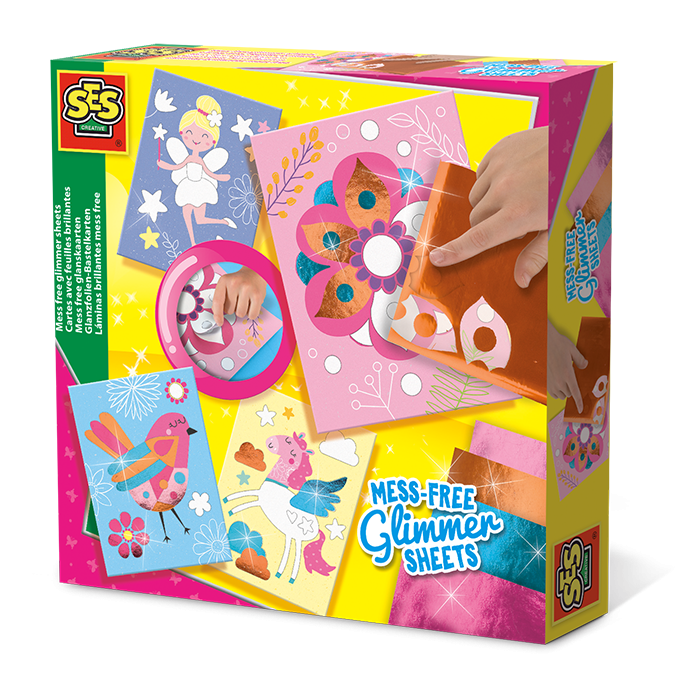 SES - CARTES AVEC FEUILLES BRILLANTE