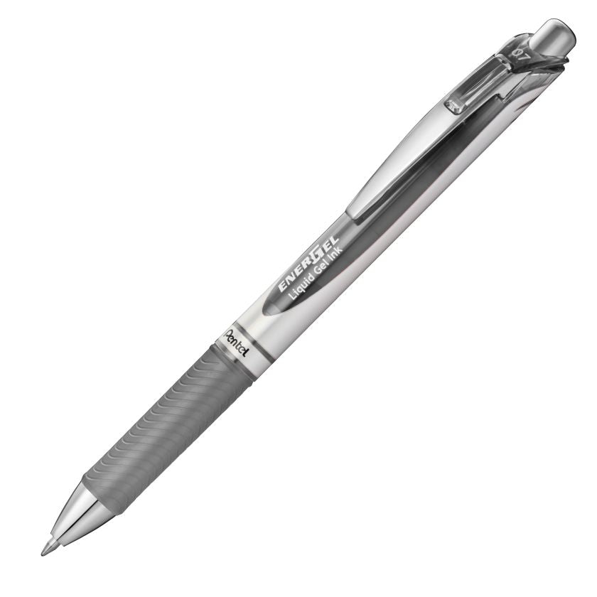 SCOLAIRE PAPETERIE - STYLO BILLE ROULANTE "ENERGEL" 0.7mm  GRIS