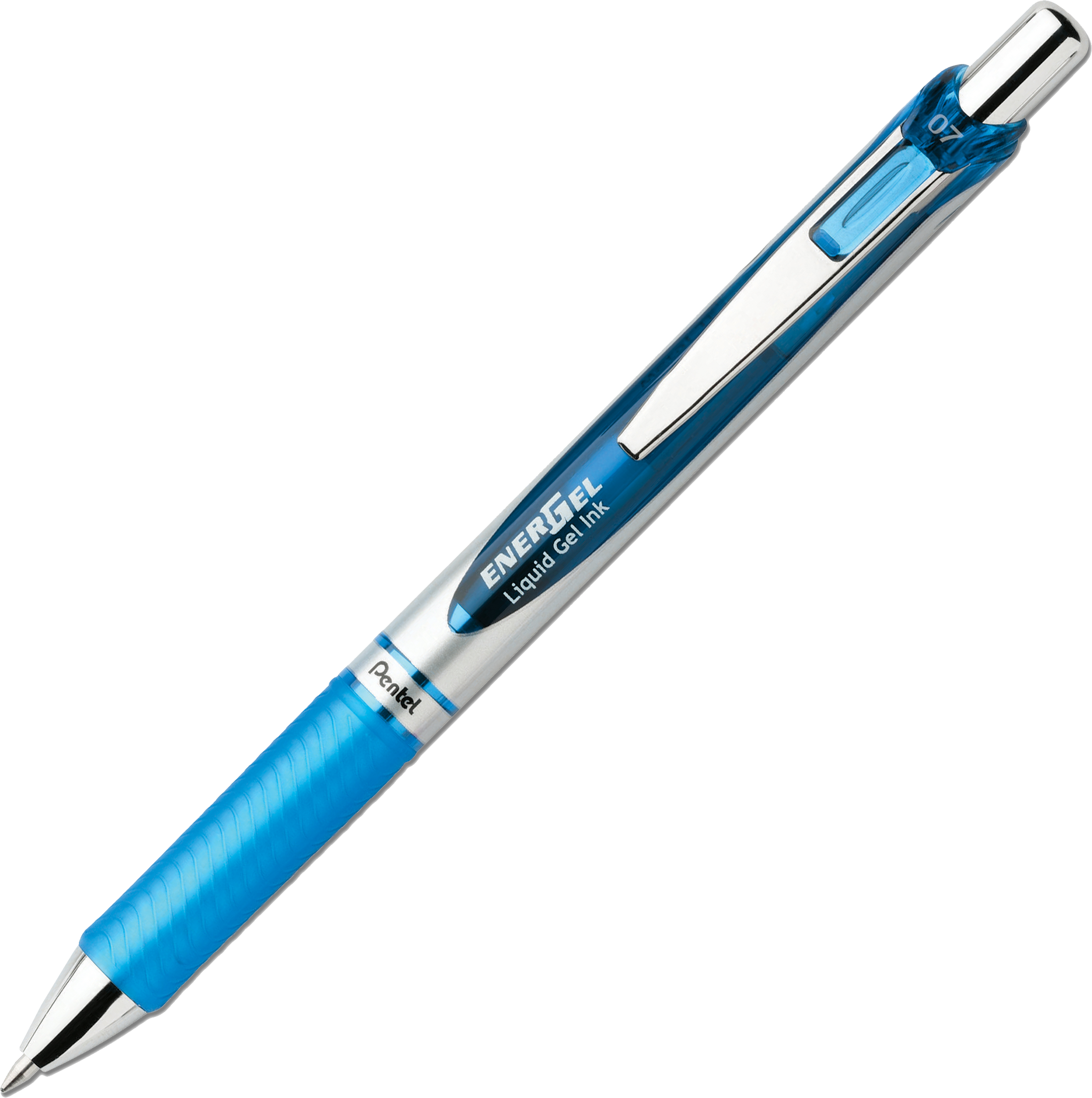 SCOLAIRE PAPETERIE - STYLO BILLE ROULANTE "ENERGEL" 0.7mm  BLEU CIEL
