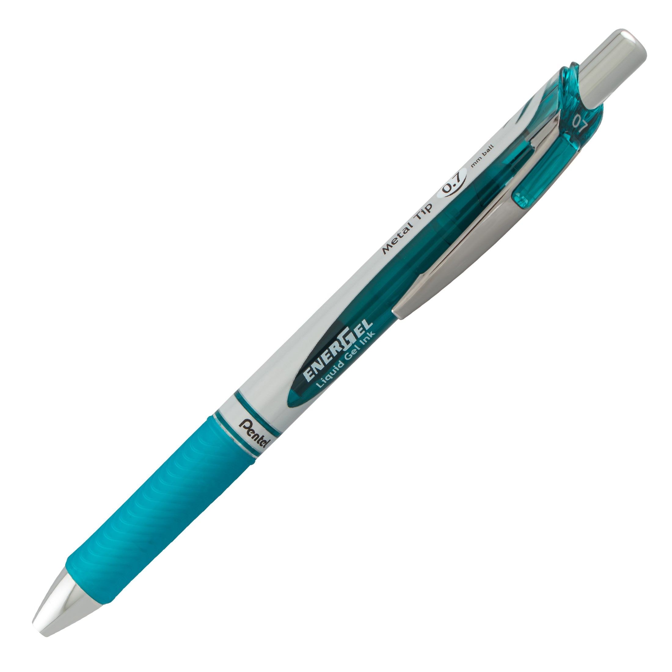 SCOLAIRE PAPETERIE - STYLO BILLE ROULANTE "ENERGEL" 0.7mm  TURQUOISE