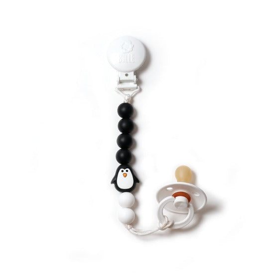 BULLE - ATTACHE-SUCE PINGOUIN NOIR