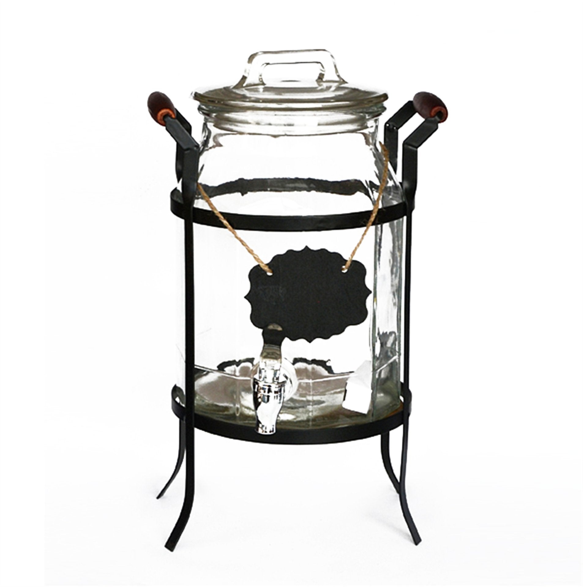 POT JUS 5L+ SUPPORT METAL NOIR