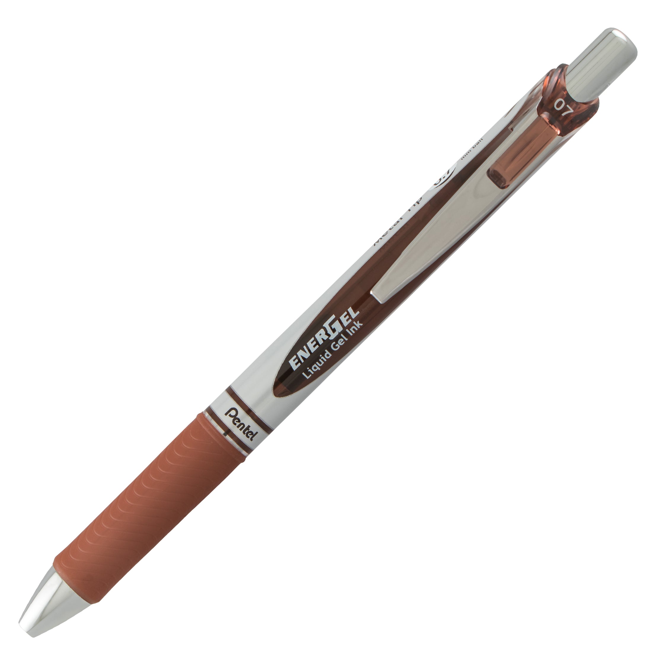 SCOLAIRE PAPETERIE - STYLO BILLE ROULANTE "ENERGEL" 0.7mm  MARRON