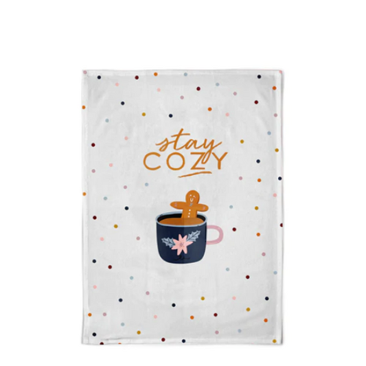 CHIC MIC - LINGE CUISINE COTON ORGANIQUE-"STAY COZY"