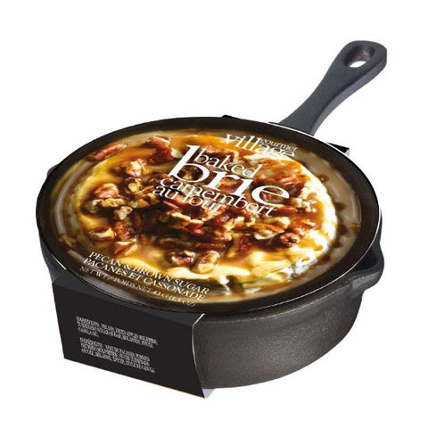 GOURMET VILLAGE - POELON BRIE AU FOUR ET GARNITURE PACANES & CASSONADE