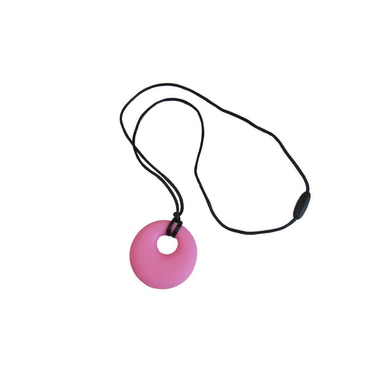 COLLIER MACHOUILLE CERCLE ROSE