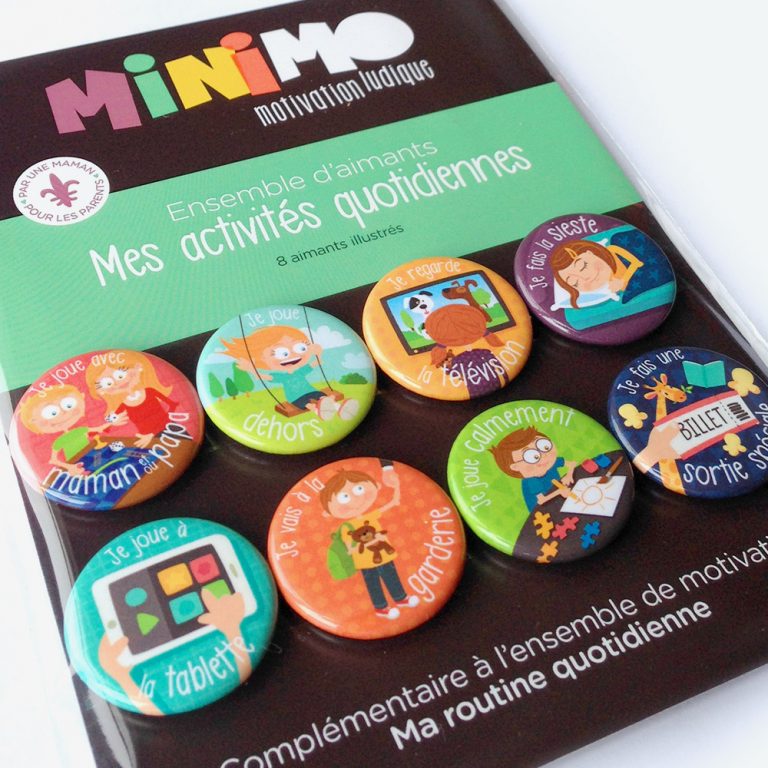 MINIMO - AIMANTS MES ACTIVITÉS QUOTIDIENNES