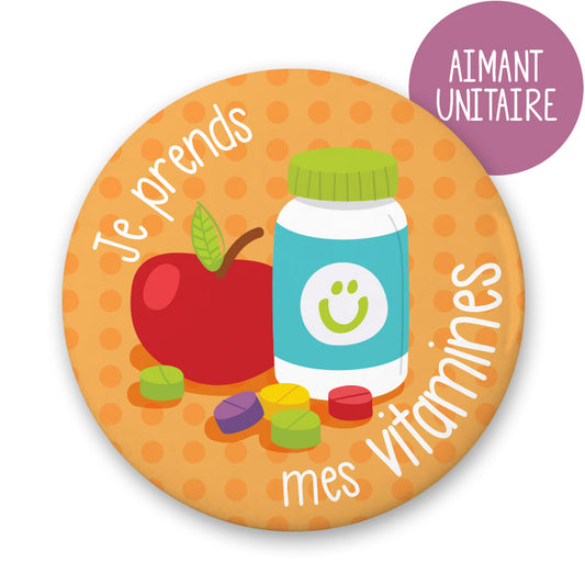 MINIMO - AIMANT JE PRENDS MES VITAMINES