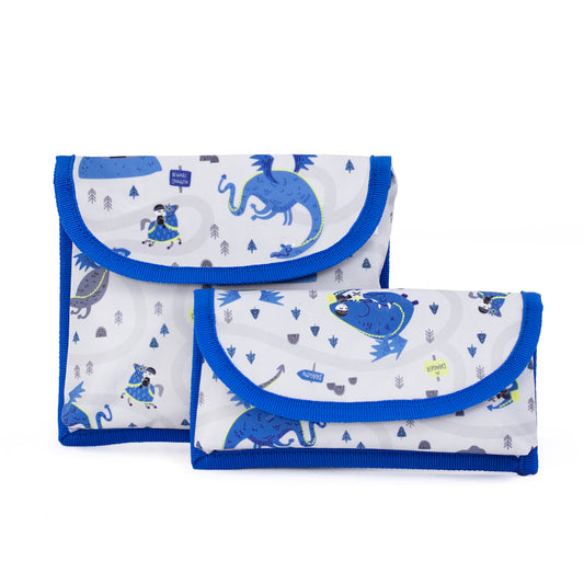 SCOLAIRE SACS & ACCESSOIRES - POCHETTES À SANDWICH ET COLLATION "DRAGON"