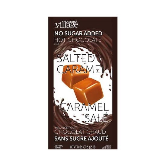 GOURMET VILLAGE - CHOCOLAT CHAUD MINI CARAMEL SALÉ SANS SUCRE