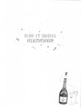 Charger l'image dans la visionneuse de la galerie, CARTE DE SOUHAIT - GIGANTIC - FÉLICITATIONS – BOUTEILLE DE CHAMPAGNE
