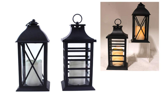 LANTERNE BOUGIE DEL NOIR ASSORTI