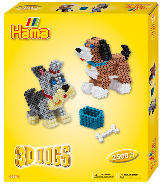 HAMA - 2500 PERLES CHIEN 3D