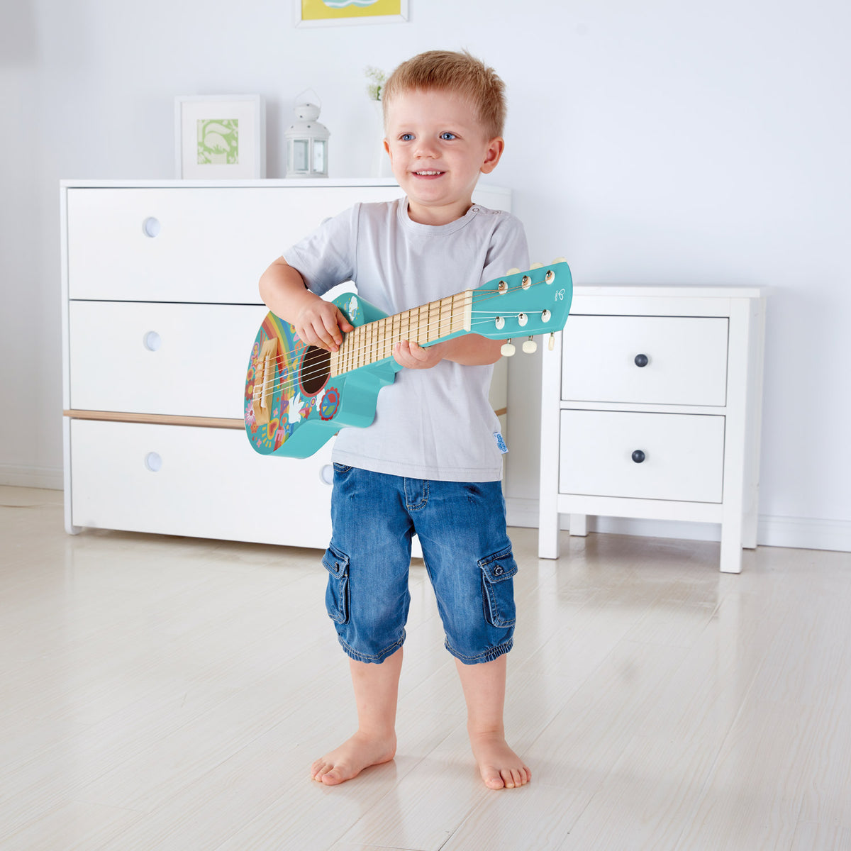 HAPE - MINI-GUITARE FLOWER POWER