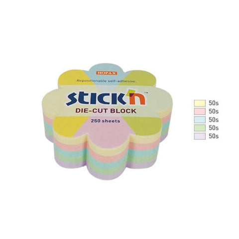SCOLAIRE PAPETERIE - FEUILLET ADHESIF FLEUR 250MCX PASTEL