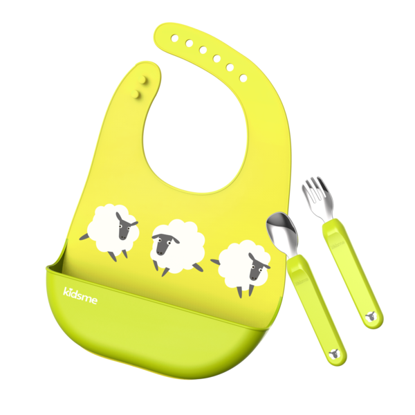 KIDSME - ENS DE VAISSELLE DELUXE LIME