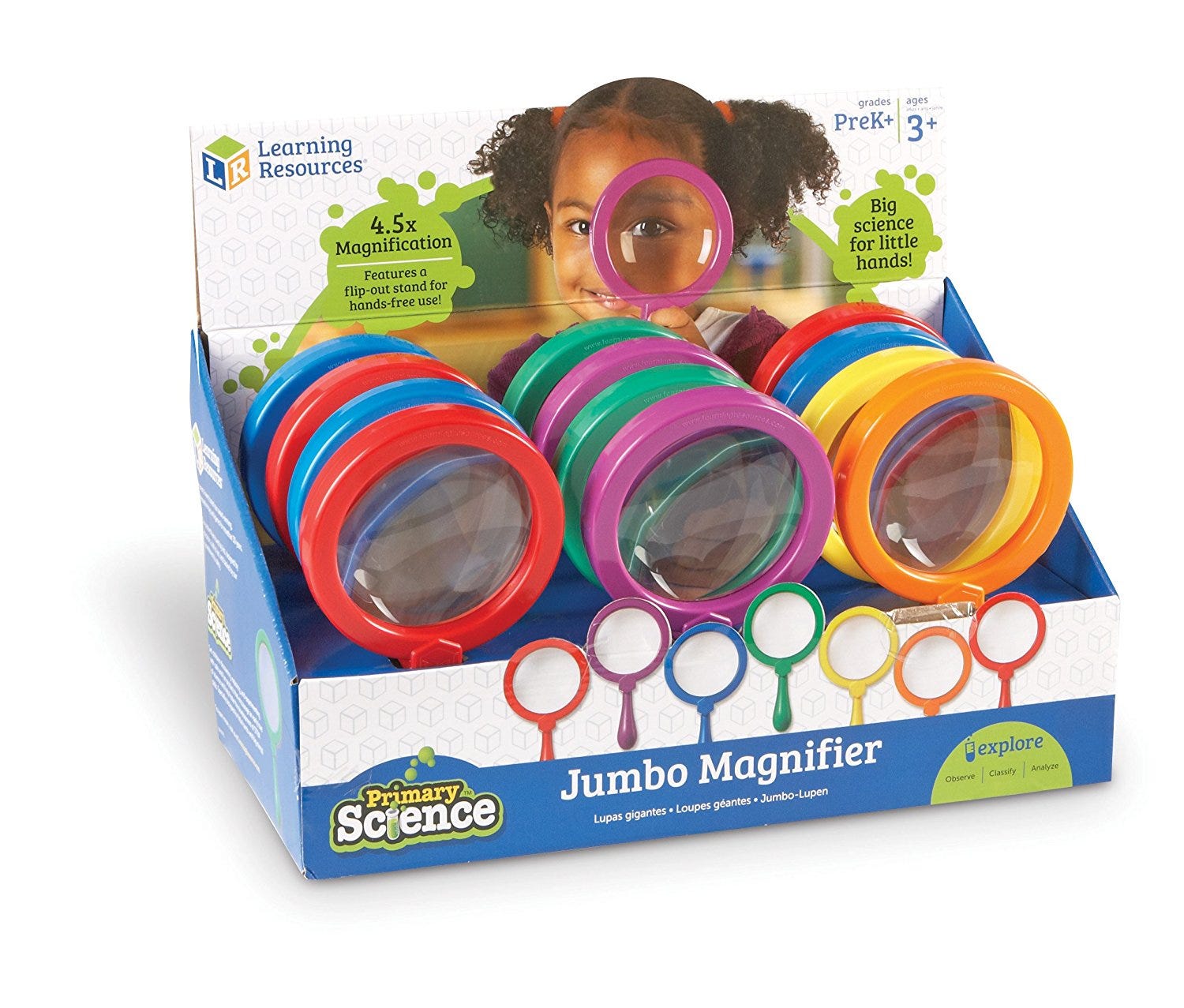 LEARNING RESOURCES - LOUPE JUMBO ASSORTIS