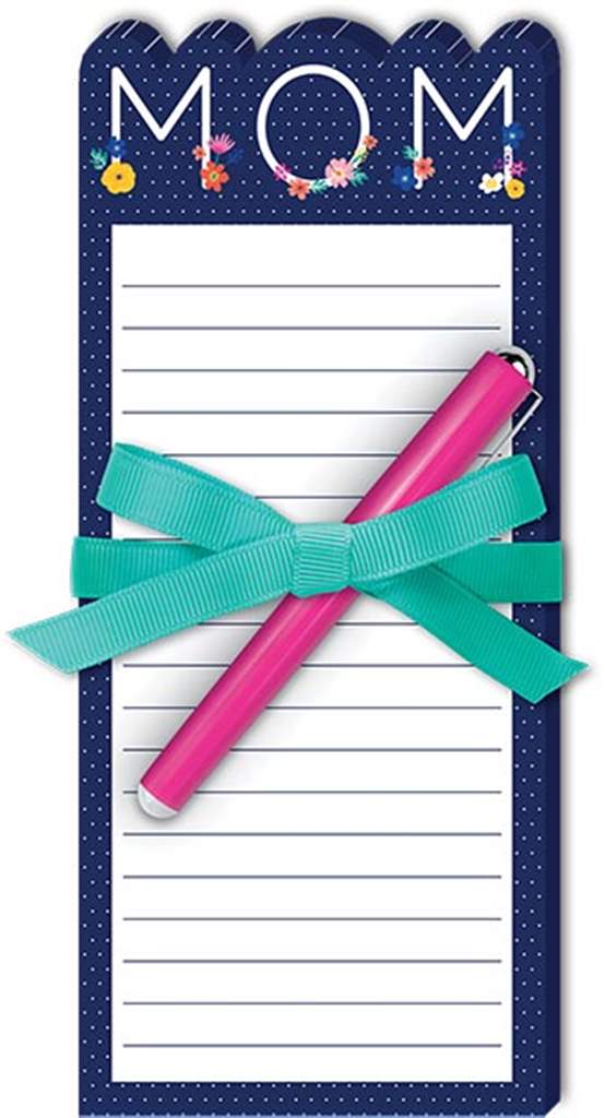 BLOC NOTE& STYLO "MOM" BLEU@2